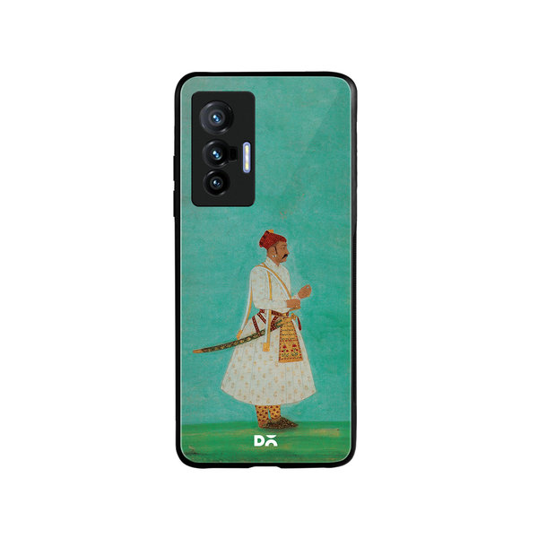 DailyObjects Rajput Warrior Full Glass Case Cover For Vivo X70