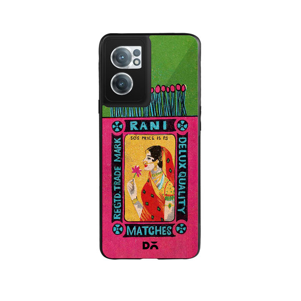 

DailyObjects Rani Matchbox Glass Case Cover For OnePlus Nord CE 2