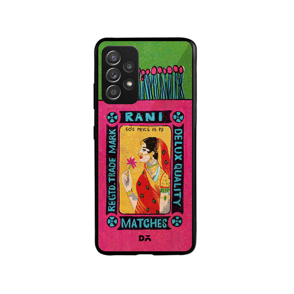 

DailyObjects Rani Matchbox Glass Case Cover For Samsung Galaxy A73