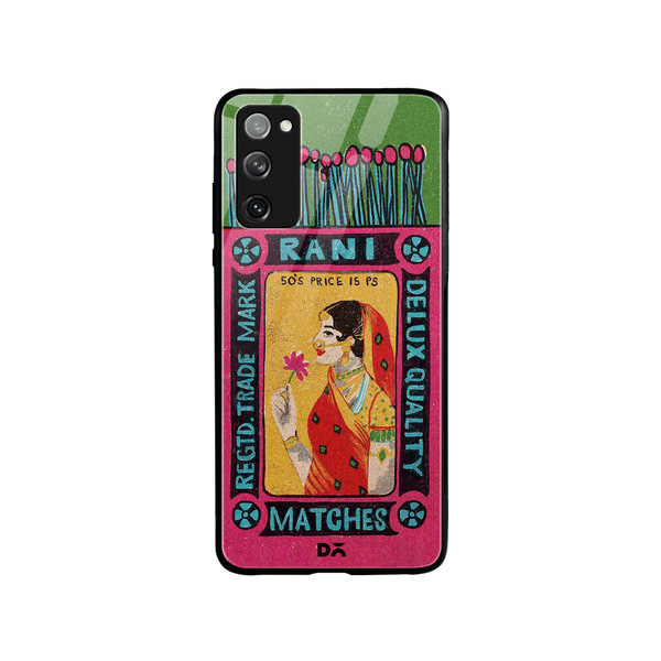 

DailyObjects Rani Matchbox Glass Case Cover For Samsung Galaxy S20 FE
