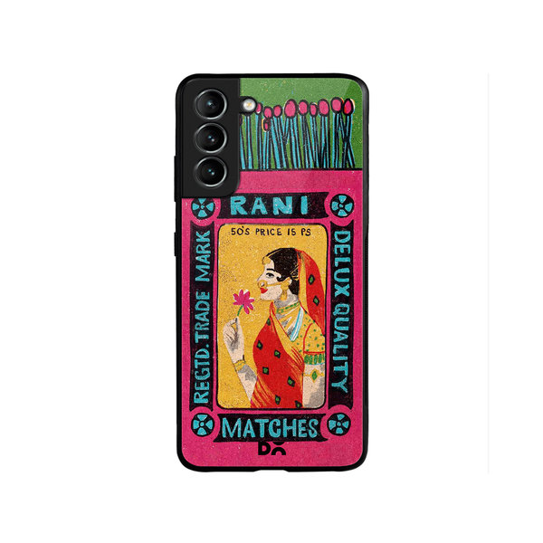 

DailyObjects Rani Matchbox Glass Case Cover For Samsung Galaxy S22 Plus