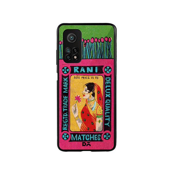 

DailyObjects Rani Matchbox Glass Case Cover For Xiaomi Mi 10T