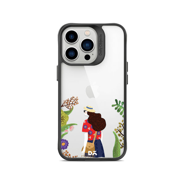 

DailyObjects Rastafari Black Hybrid Clear Case Cover For iPhone 14 Pro