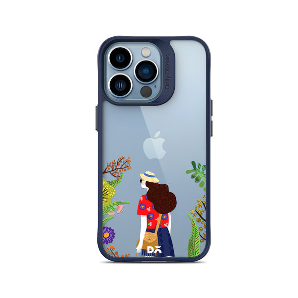 

DailyObjects Rastafari Blue Hybrid Clear Case Cover For iPhone 14 Pro