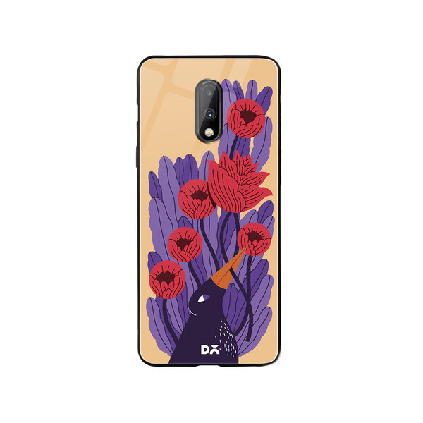 

DailyObjects Raven Rush Glass Case Cover For OnePlus 7
