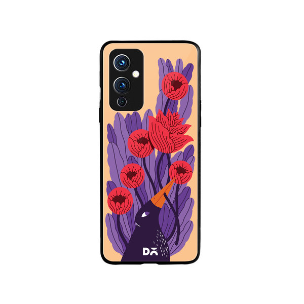 

DailyObjects Raven Rush Glass Case Cover For OnePlus 9