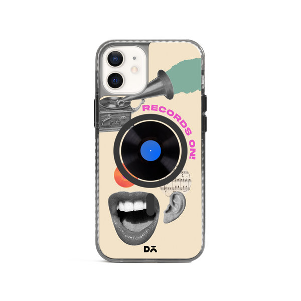 

DailyObjects Records On Stride 2.0 Clear MagSafe Phone Case Cover For iPhone 12