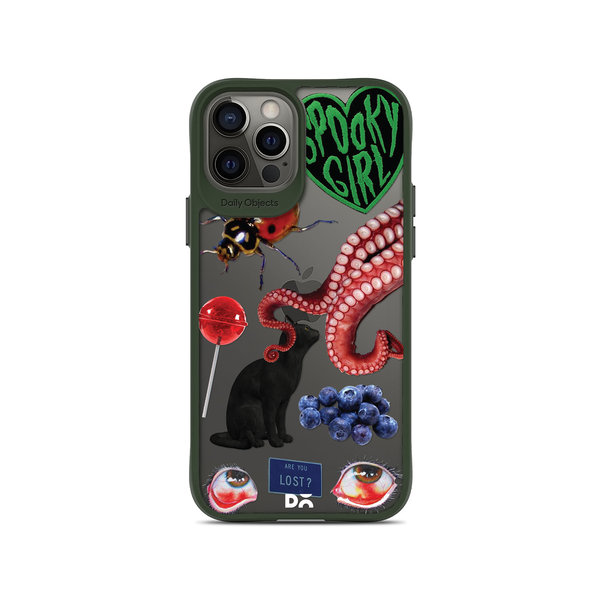 

DailyObjects Red High Black Hybrid Clear Case Cover For iPhone 12 Pro