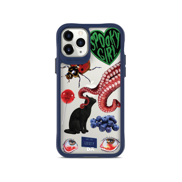 

DailyObjects Red High Blue Hybrid Clear Case Cover For iPhone 11 Pro Max