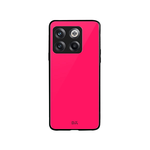 

DailyObjects Red Magenta Glass Case Cover For OnePlus 10T