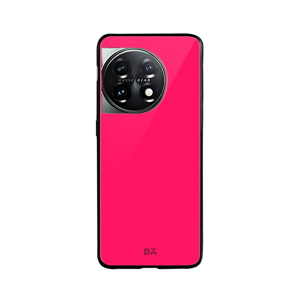

DailyObjects Red Magenta Glass Case Cover For OnePlus 11 5G