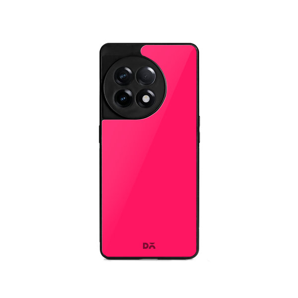 

DailyObjects Red Magenta Glass Case Cover For OnePlus 11R