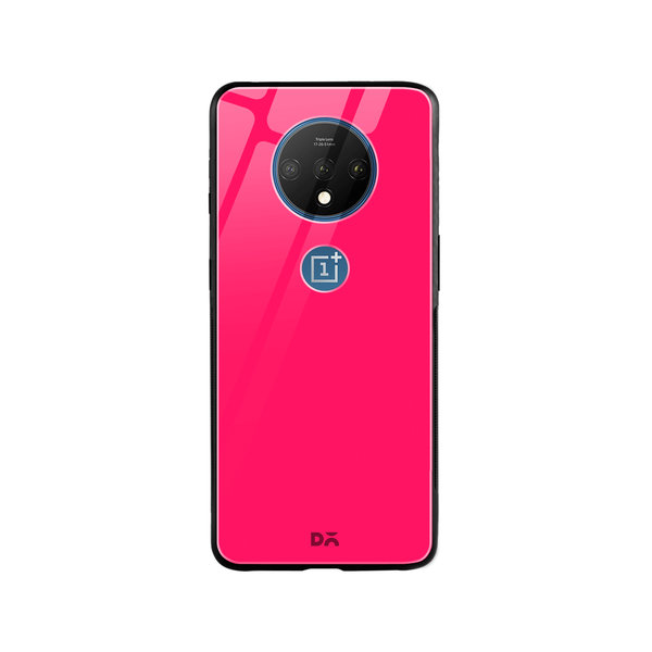 

DailyObjects Red Magenta Glass Case Cover For OnePlus 7T