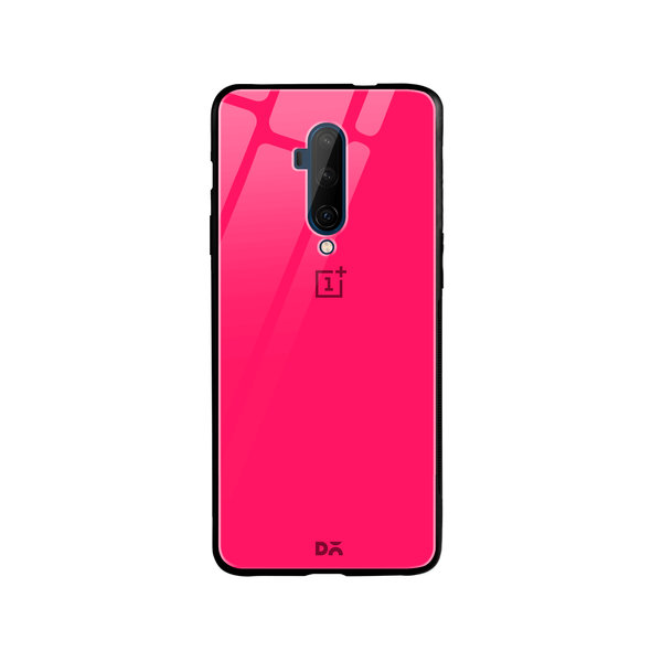 

DailyObjects Red Magenta Glass Case Cover For OnePlus 7T Pro
