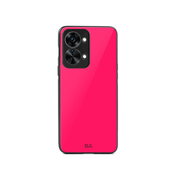 

DailyObjects Red Magenta Glass Case Cover For OnePlus Nord 2T