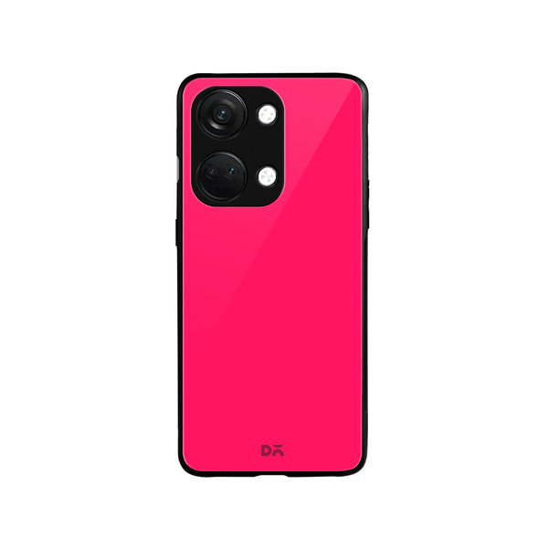 

DailyObjects Red Magenta Glass Case Cover For OnePlus Nord 3