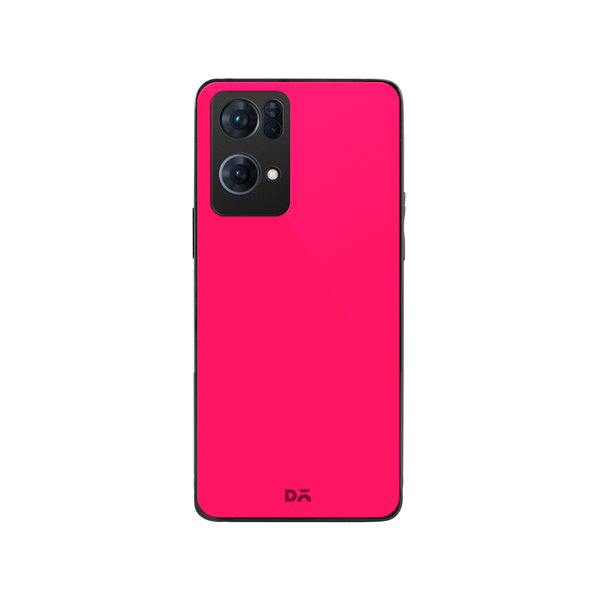 

DailyObjects Red Magenta Glass Case Cover For Oppo Reno 7 Pro