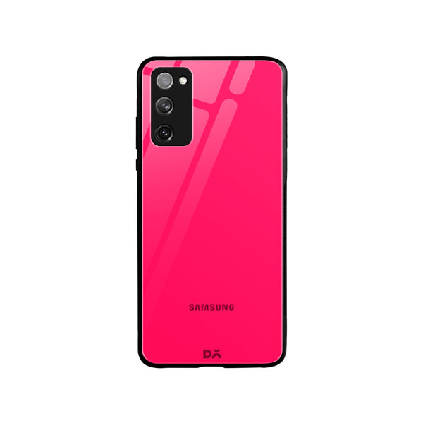 

DailyObjects Red Magenta Glass Case Cover For Samsung Galaxy S20 FE