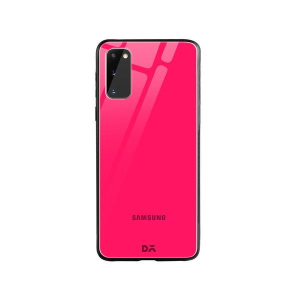 

DailyObjects Red Magenta Glass Case Cover For Samsung Galaxy S20