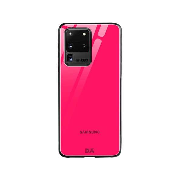 

DailyObjects Red Magenta Glass Case Cover For Samsung Galaxy S20 Ultra
