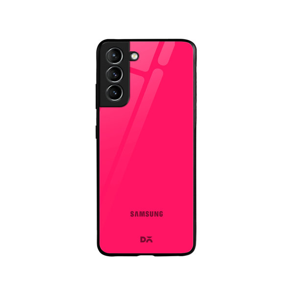 

DailyObjects Red Magenta Glass Case Cover For Samsung Galaxy S21 FE