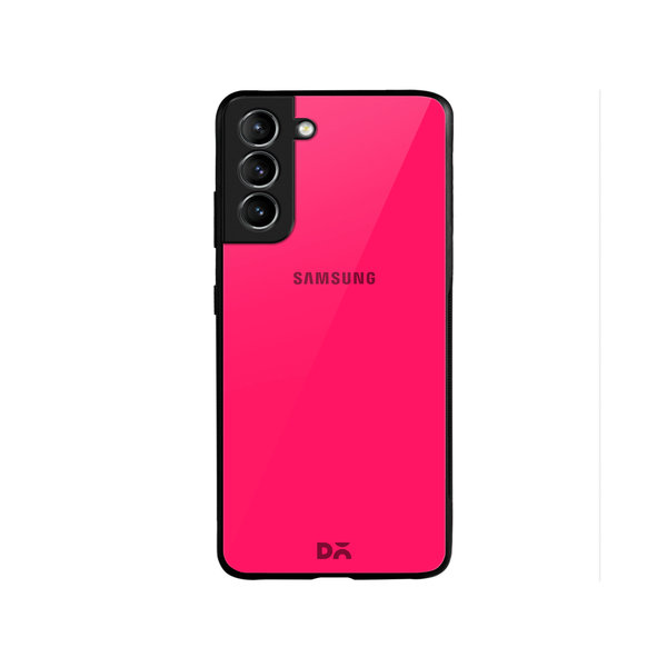 

DailyObjects Red Magenta Glass Case Cover For Samsung Galaxy S22 Plus