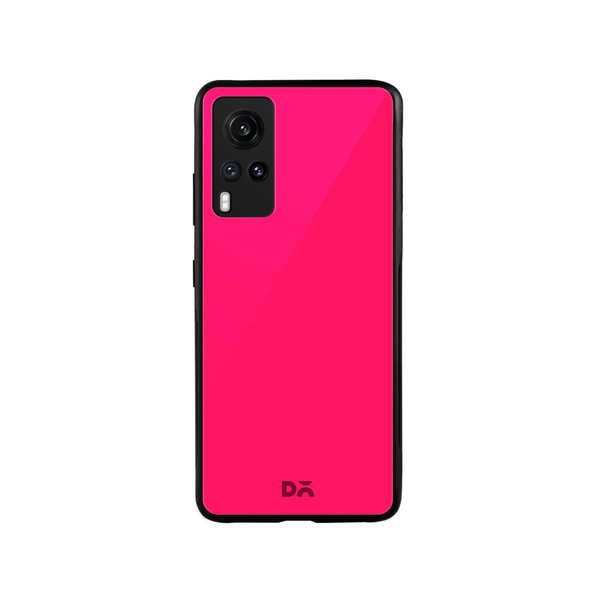 

DailyObjects Red Magenta Glass Case Cover For Vivo X60