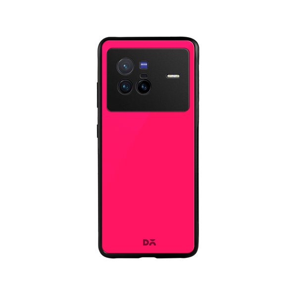 

DailyObjects Red Magenta Glass Case Cover For Vivo X80