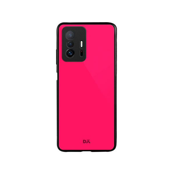 

DailyObjects Red Magenta Glass Case Cover For Xiaomi 11T