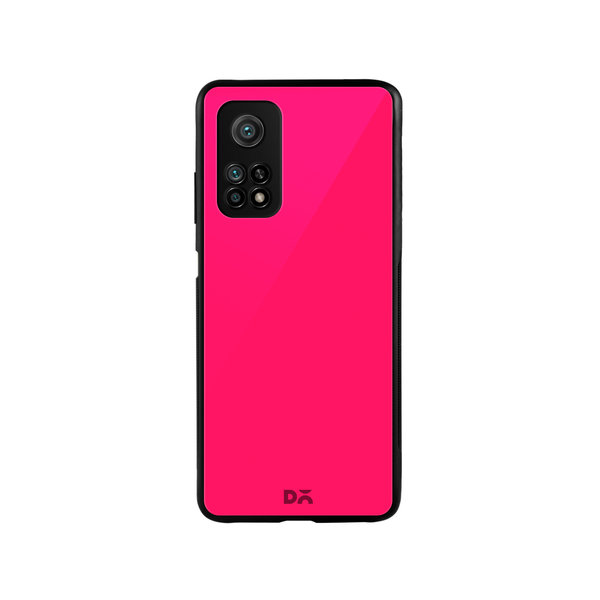 

DailyObjects Red Magenta Glass Case Cover For Xiaomi Mi 10T