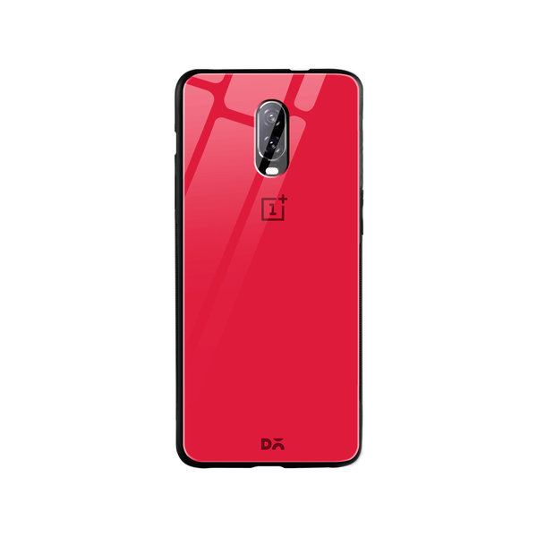 DailyObjects Red Rose Glass Case Cover For OnePlus 7