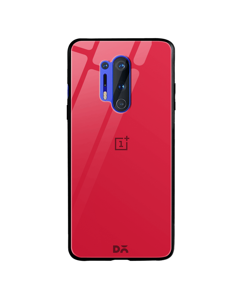 Red Rose Glass Case Cover For OnePlus 8 Pro