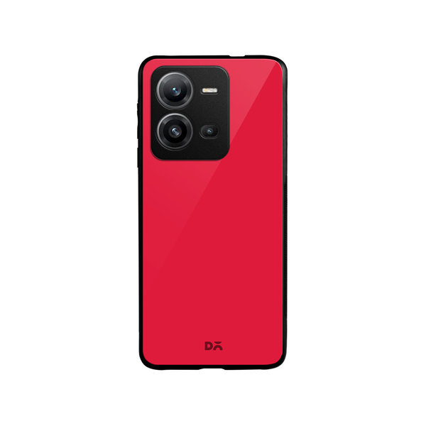 

DailyObjects Red Rose Glass Case Cover For Vivo V25