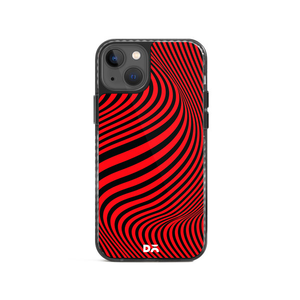 

DailyObjects Red Waves Stride 2.0 Case Cover For iPhone 15 Plus