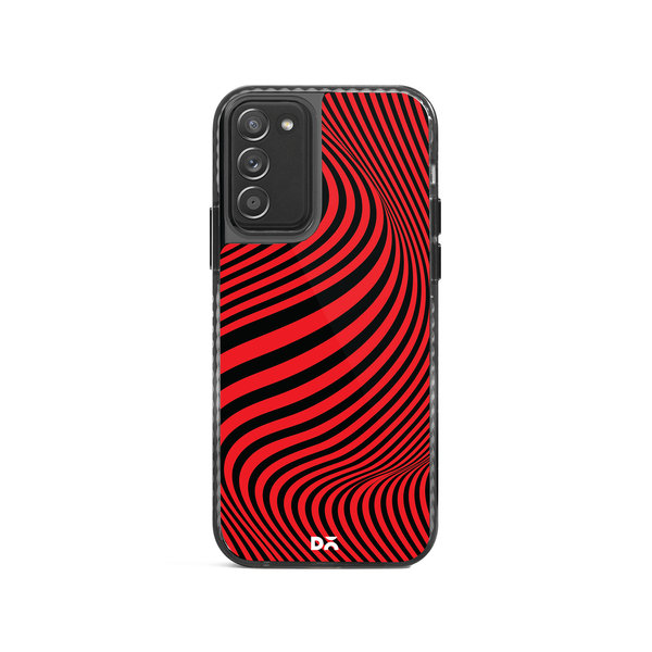 

DailyObjects Red Waves Stride 2.0 Case Cover For Samsung Galaxy S20 FE