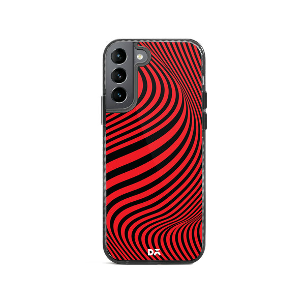 

DailyObjects Red Waves Stride 2.0 Case Cover For Samsung Galaxy S21