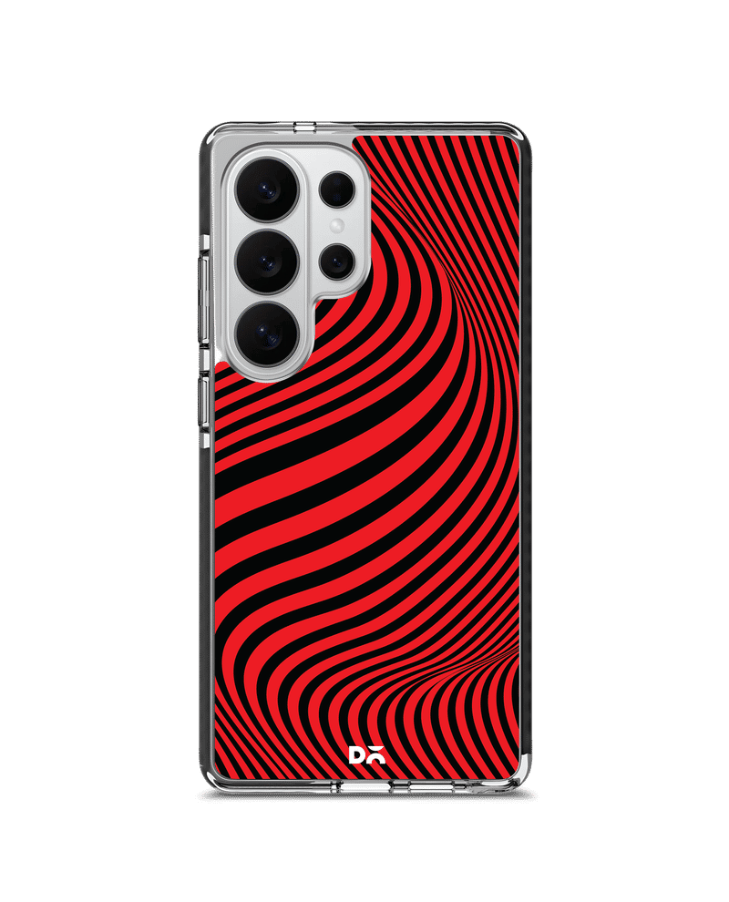 Red Waves Stride 3.0 Magnetic Case Cover For Samsung Galaxy S26 Ultra