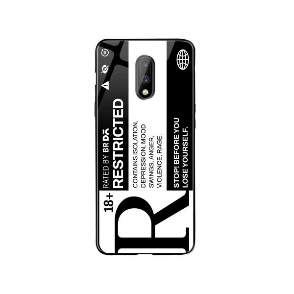 

DailyObjects Restricted Glass Case Cover For OnePlus 7