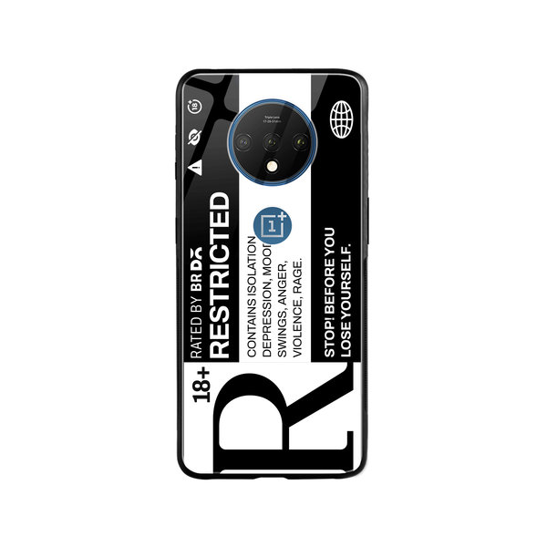 

DailyObjects Restricted Glass Case Cover For OnePlus 7T