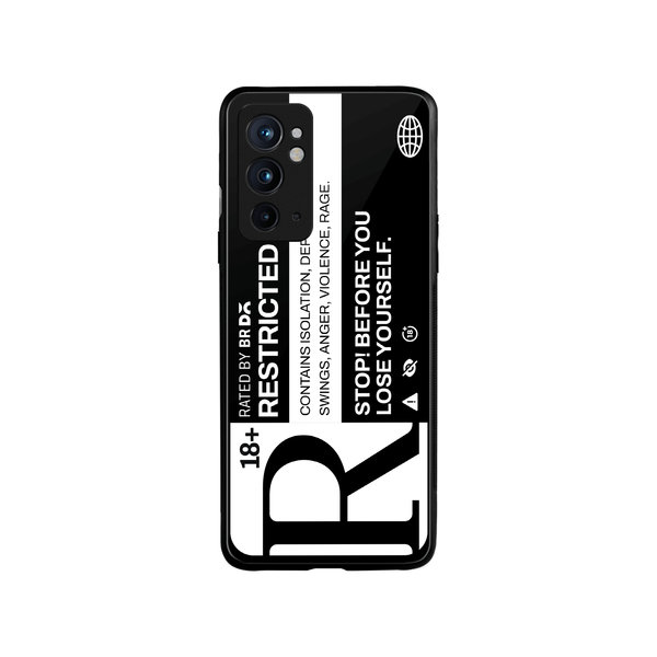 DailyObjects Restricted Glass Case Cover For OnePlus 9RT
