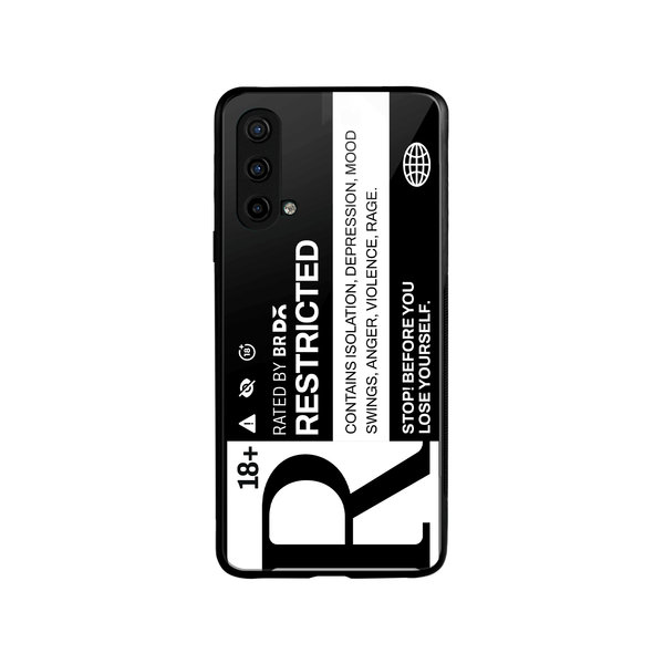 

DailyObjects Restricted Glass Case Cover For OnePlus Nord CE