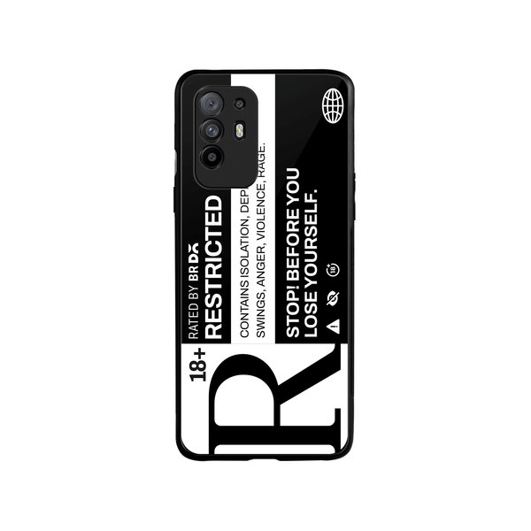 

DailyObjects Restricted Glass Case Cover For Oppo F19 Pro Plus