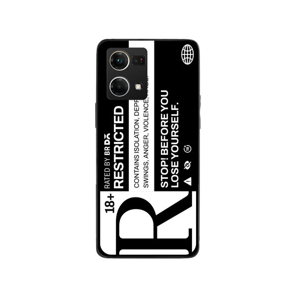

DailyObjects Restricted Glass Case Cover For Oppo Reno 7
