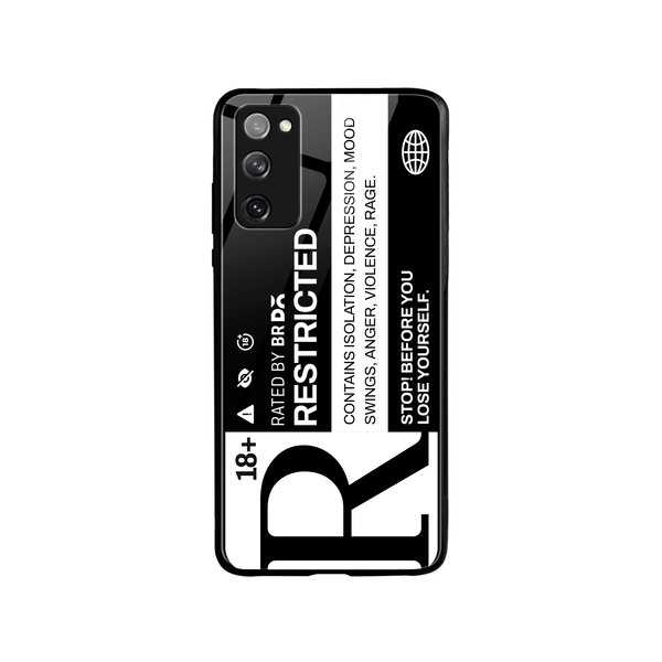DailyObjects Restricted Glass Case Cover For Samsung Galaxy S20 FE