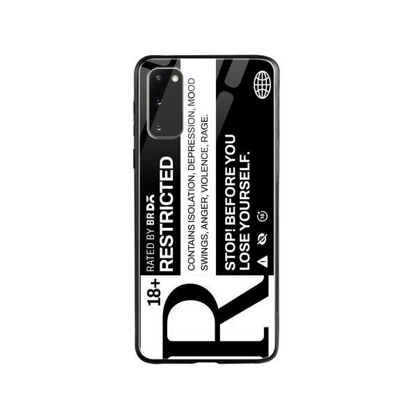 DailyObjects Restricted Glass Case Cover For Samsung Galaxy S20