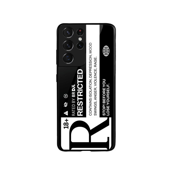 

DailyObjects Restricted Glass Case Cover For Samsung Galaxy S21 Ultra