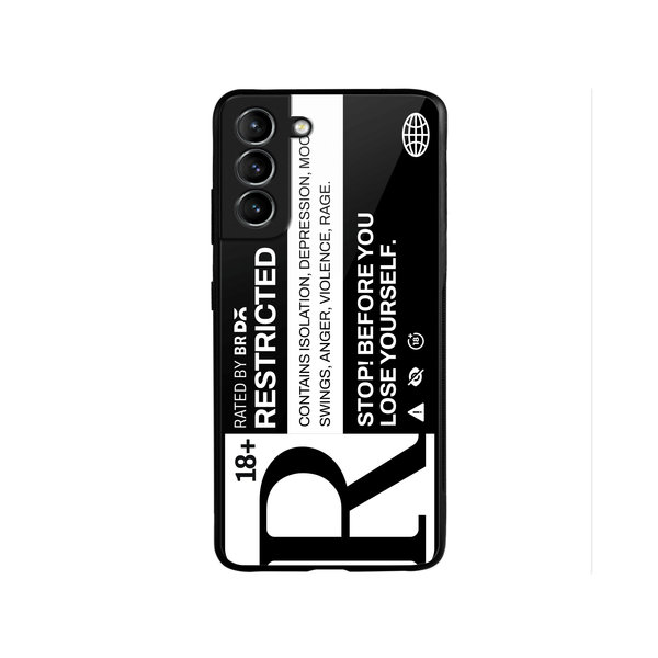DailyObjects Restricted Glass Case Cover For Samsung Galaxy S22