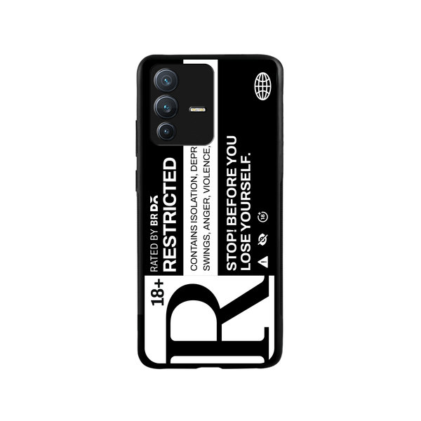 

DailyObjects Restricted Glass Case Cover For Vivo V23