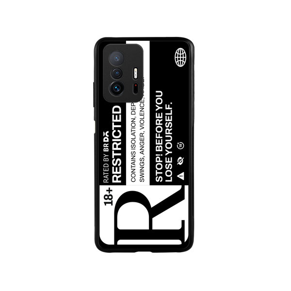 DailyObjects Restricted Glass Case Cover For Xiaomi 11T