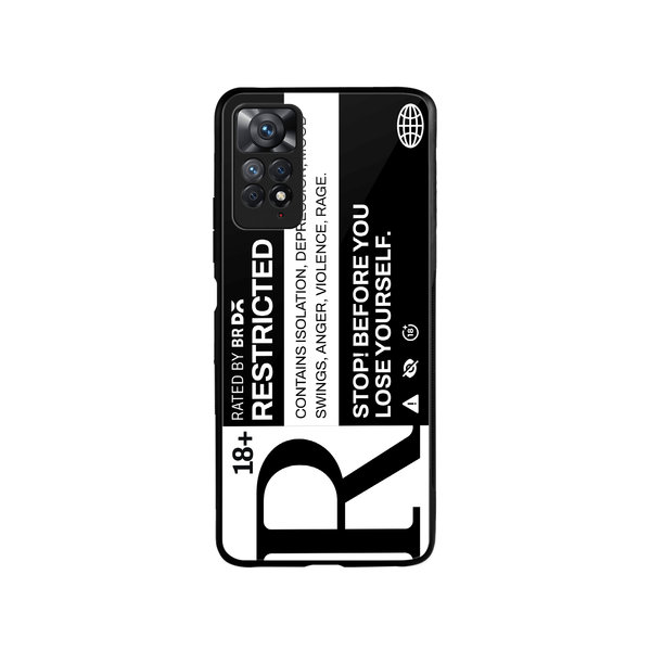 

DailyObjects Restricted Glass Case Cover For Xiaomi Redmi Note 11 Pro